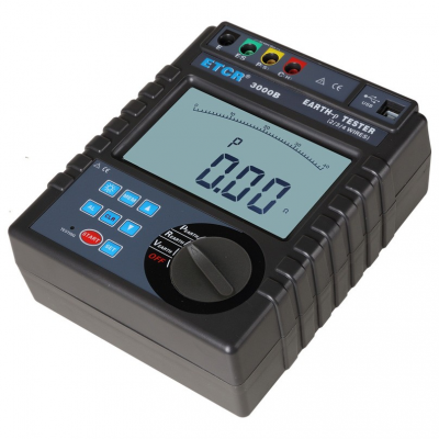 Xtester-ETCR3000B Earth Resistance Soil Resistivity Tester-Xtester.cn