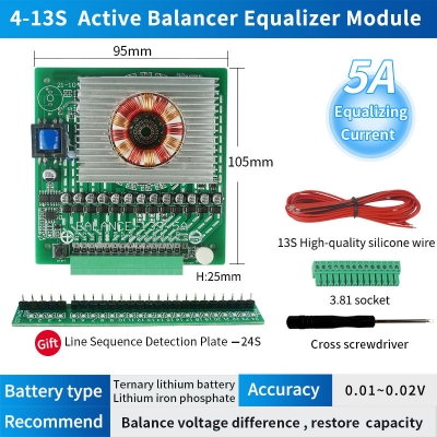 Xtester-lithium battery pack transformer inverter active equalization module
