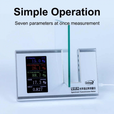 Musktool- LS182 SHGC TSER Automatic Solar Film Transmission Meter Window Film Tint Tester