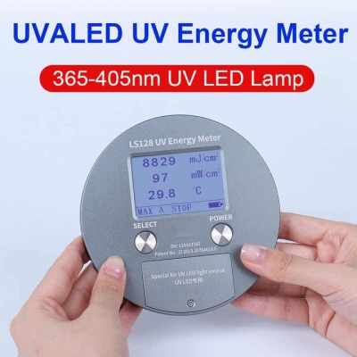 Musktool- LS128 UVALED Lamp Intensity Power Meter UV Power Puck Radiometer