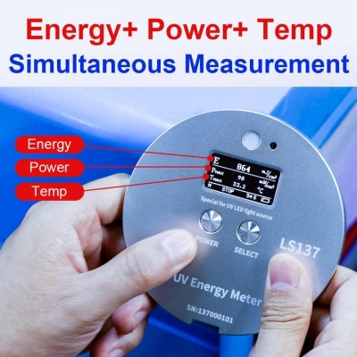 Musktool- LS137 Integrator Power Puck Radiometer Portable UV Energy Meter Radiometer