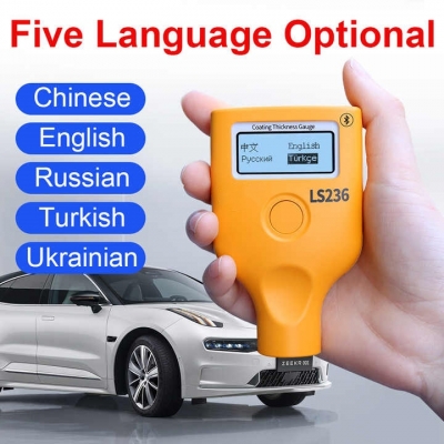 Musktool- LS236 Portable Coating Thickness Gauge Dual Screen Car Paint Checker Meter