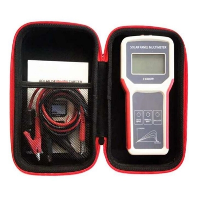 Musktool- EY800W (5-800W) LCD MPPT Solar Panel Multimeter Solar Panel Tester Intelligent Current Tester Voltage Tester Digital Power Photovoltaic Meter VOC