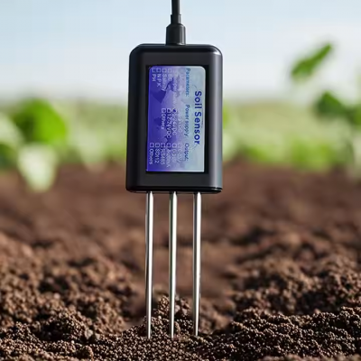 Musktool-RS6541 Factory Supply Soil Moisture and Temperature 2 in 1 Sensor 0-5V 0-10V 4-20mA Output Durable IP68 Waterproof for Farming