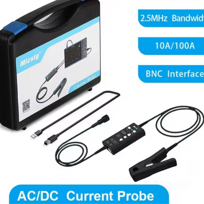 Musktool_CP2100A CP2100B Digital Oscilloscope AC DC Circuit Tester with Power Probe and 800KHz/2.5MHz Oscilloscope Probes Set
