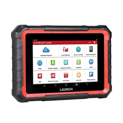Musktool-New Launch X431 PRO ELITE Auto Full System Car Diagnostic Tools CAN FD DOIP Active Tester OBD2 Scanner